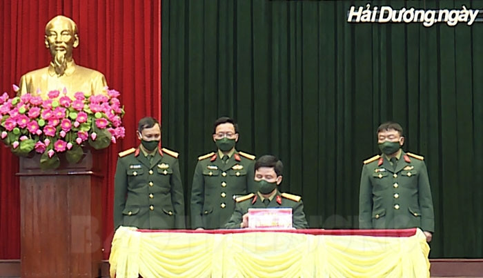 Năm 2022, tổ chức diễn tập phòng thủ 3 huyện Ninh Giang, Tứ Kỳ, Gia Lộc